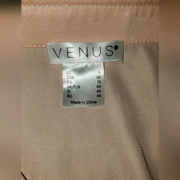 Sheer, Pink, Ruched, Button-up, Blouse - Picture 2 of 5